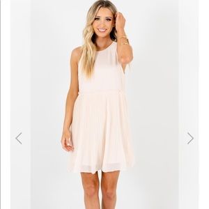 Following My Dreams Cream Mini Dress